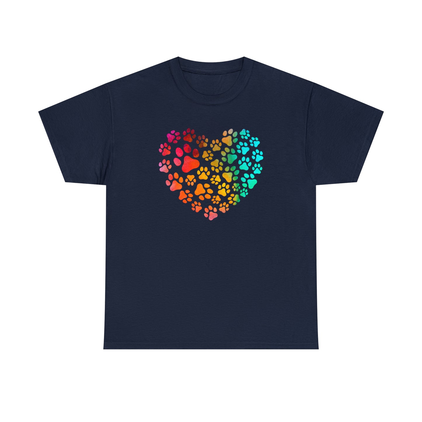 Paws Heart - Unisex Heavy Cotton Tee