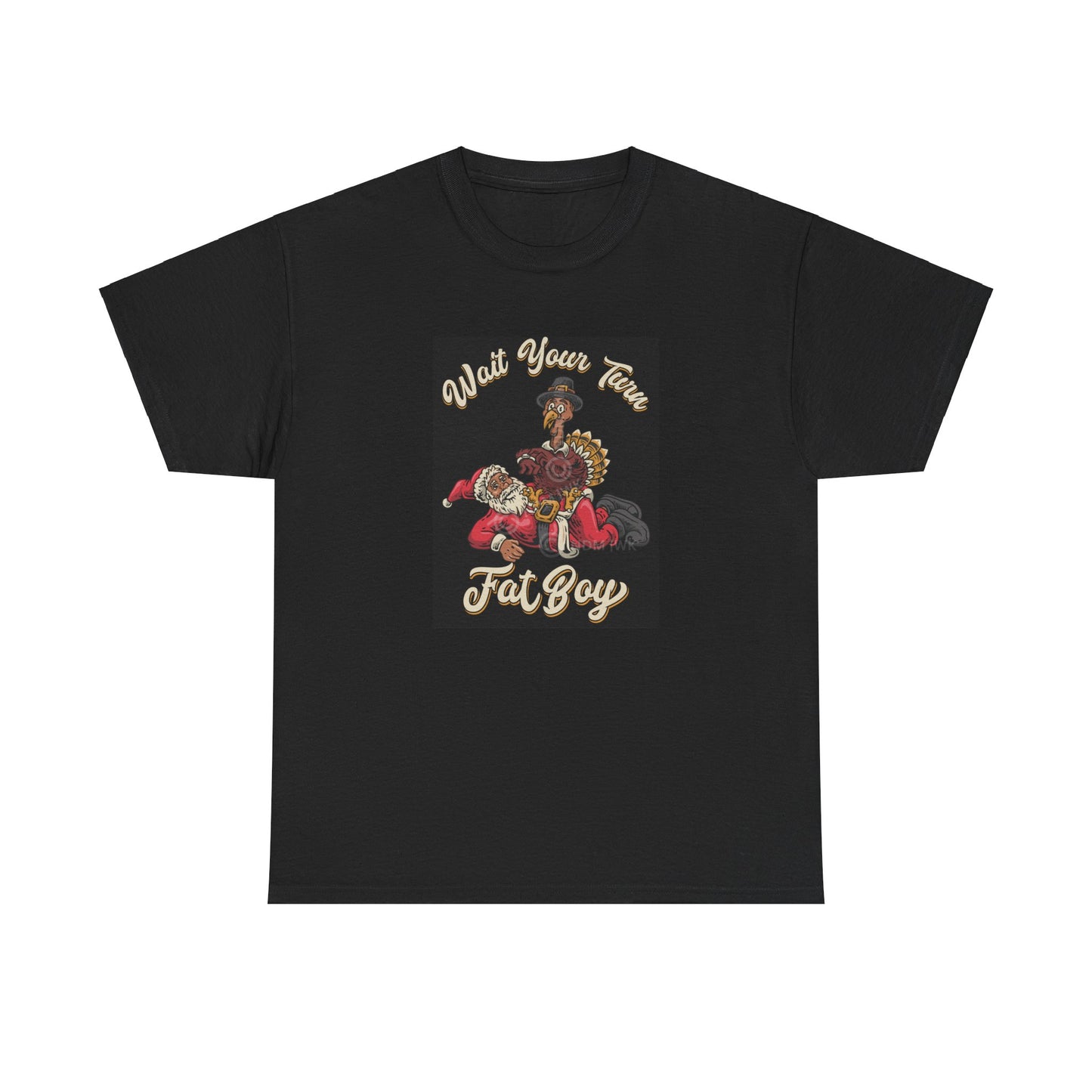 ***LIMITED EDITION*** Turkey vs. Santa - "Wait Your Turn Fat Boy" This Version Features a Black Santa.