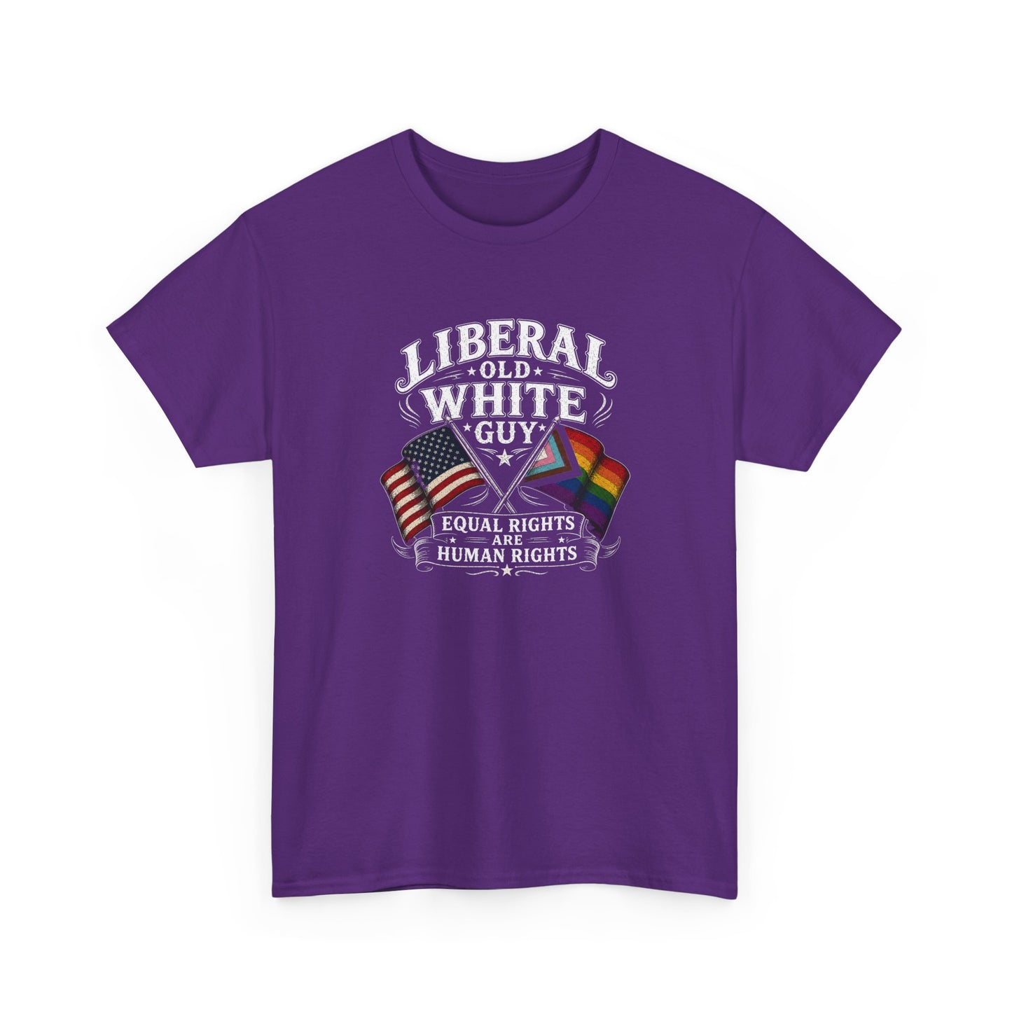Liberal Old White Guy Unisex Heavy Cotton Tee