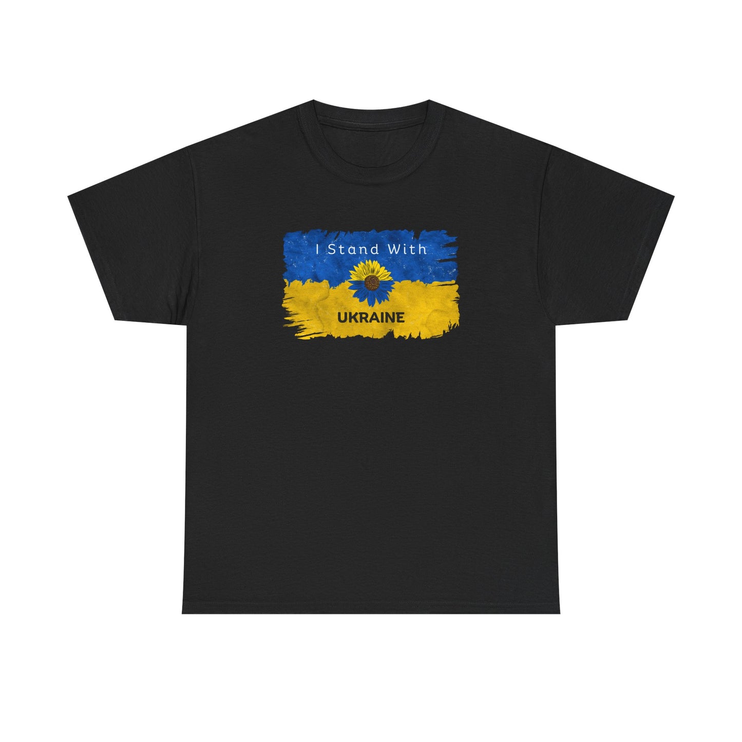I Stand With Ukraine - Unisex Heavy Cotton Tee