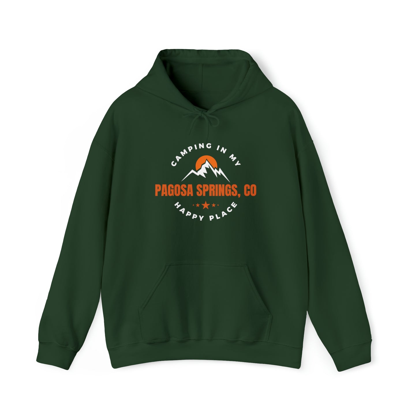 Camping, Pagosa Springs CO, Hooded Sweatshirt