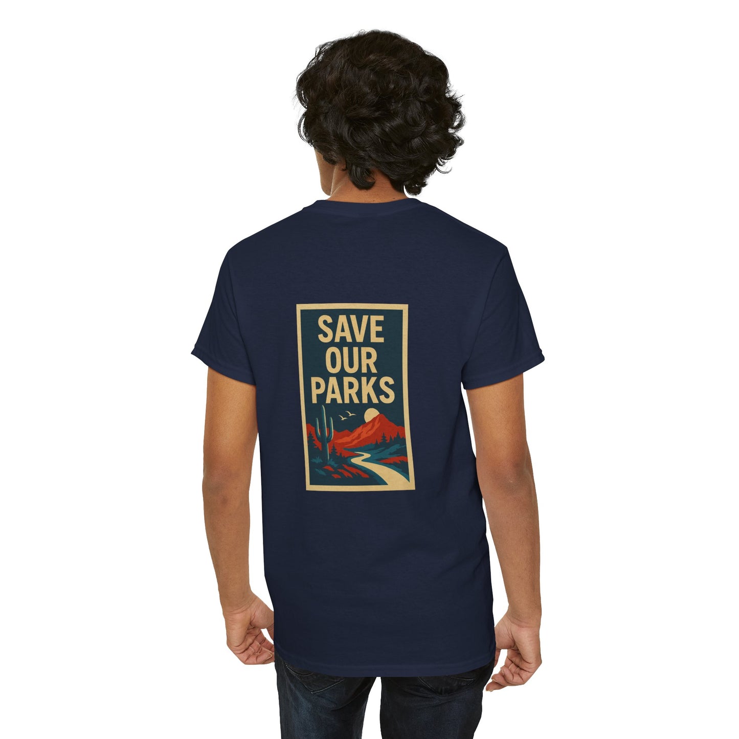 Save Our National Parks 1 - Unisex Heavy Cotton Tee