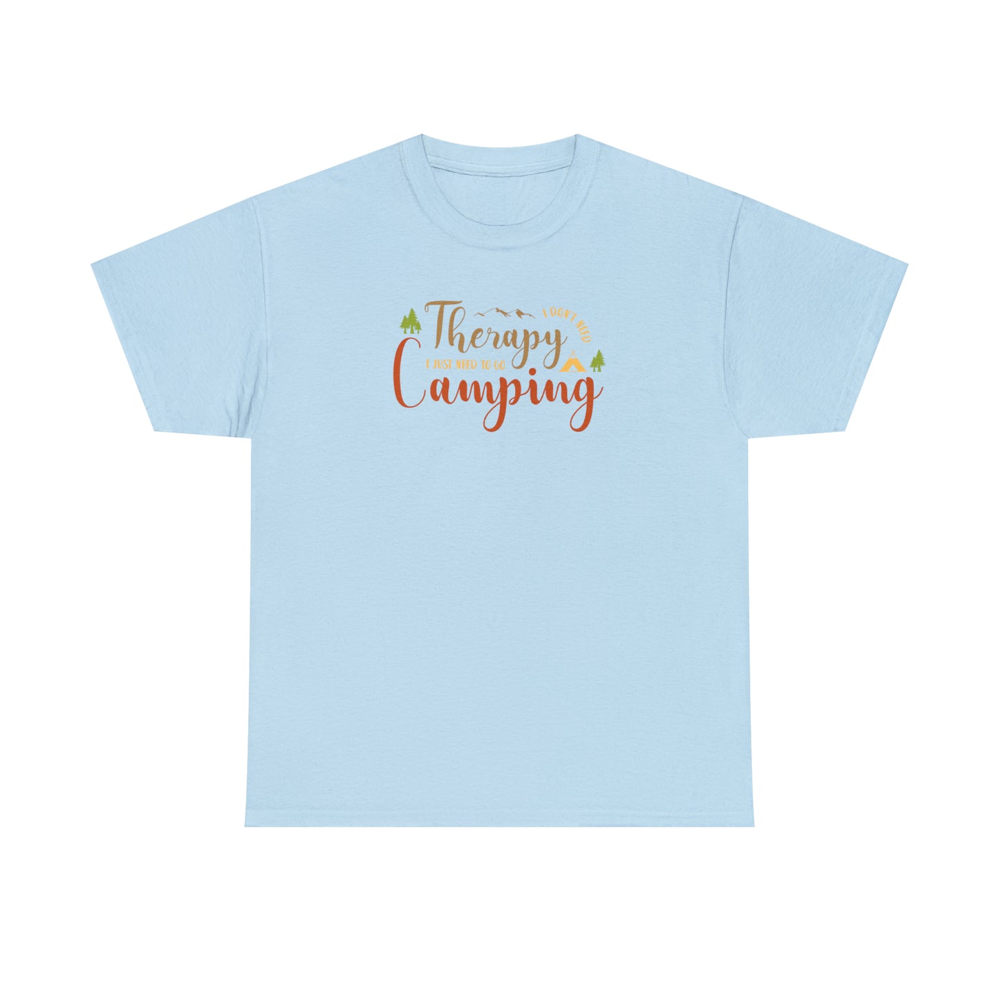Therapy - Camping - Unisex Heavy Cotton Tee