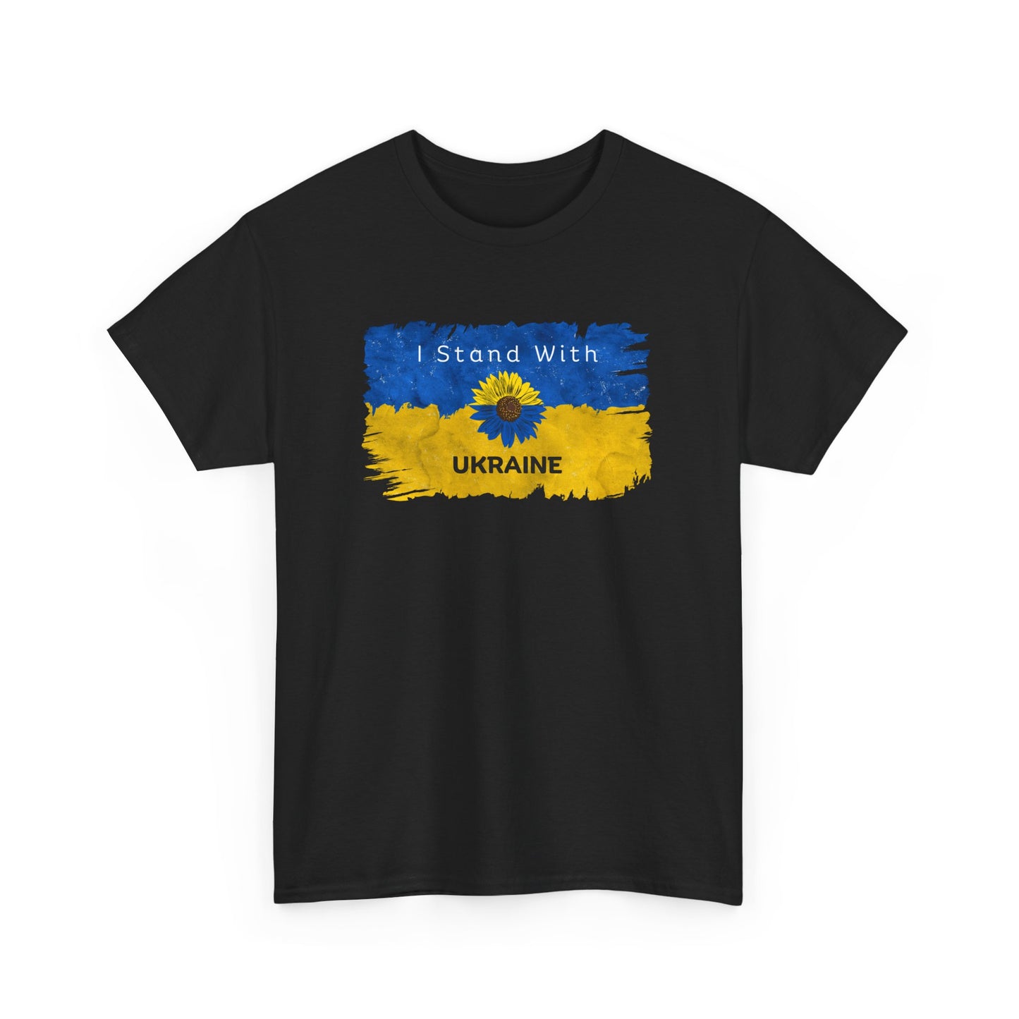 I Stand With Ukraine - Unisex Heavy Cotton Tee