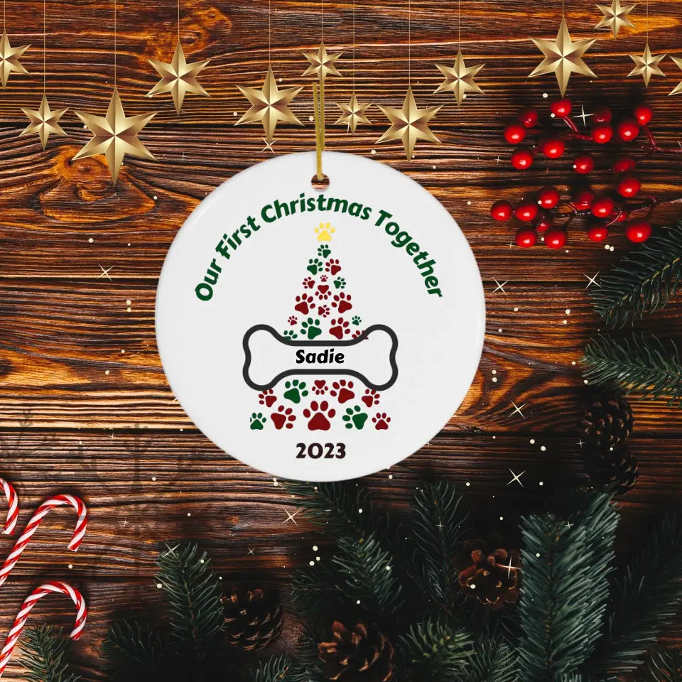 Personalized - Pet First Christmas