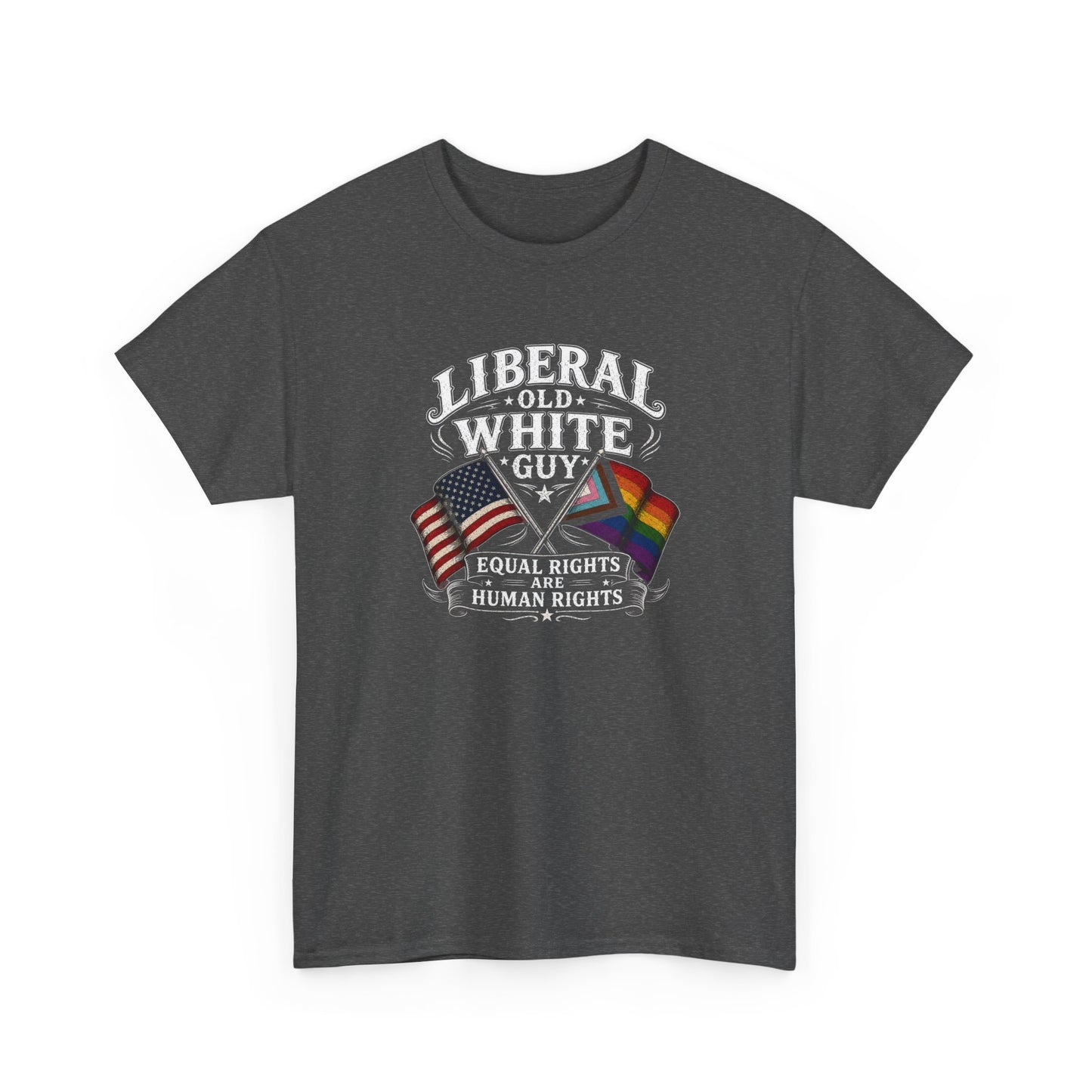 Liberal Old White Guy Unisex Heavy Cotton Tee