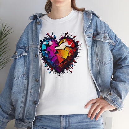 Heart Unisex Heavy Cotton T-Shirt