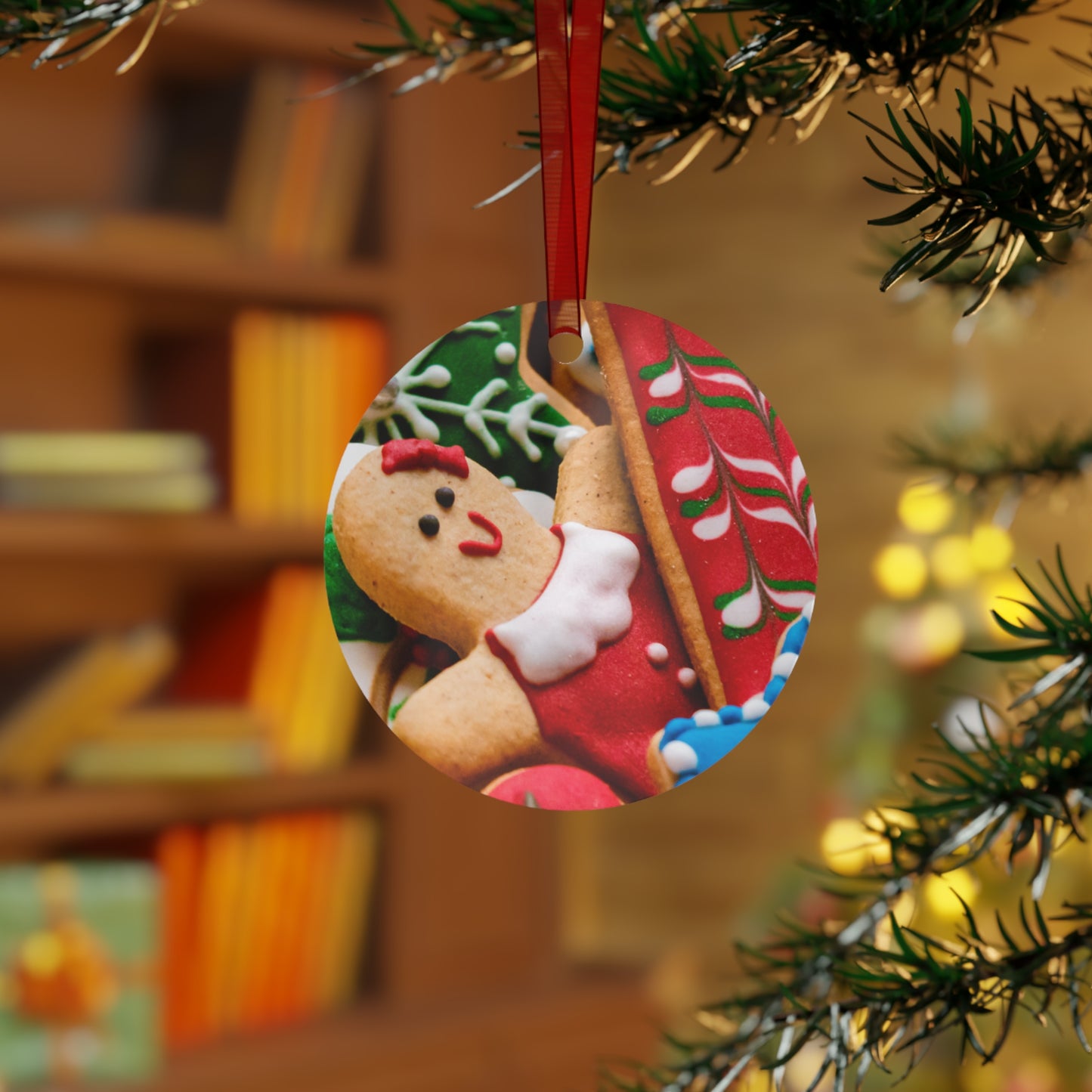 Cookie Christmas Metal Ornaments