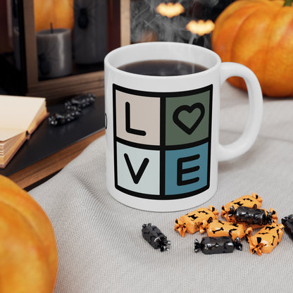 Love, XOXO, Ceramic Mug 11oz