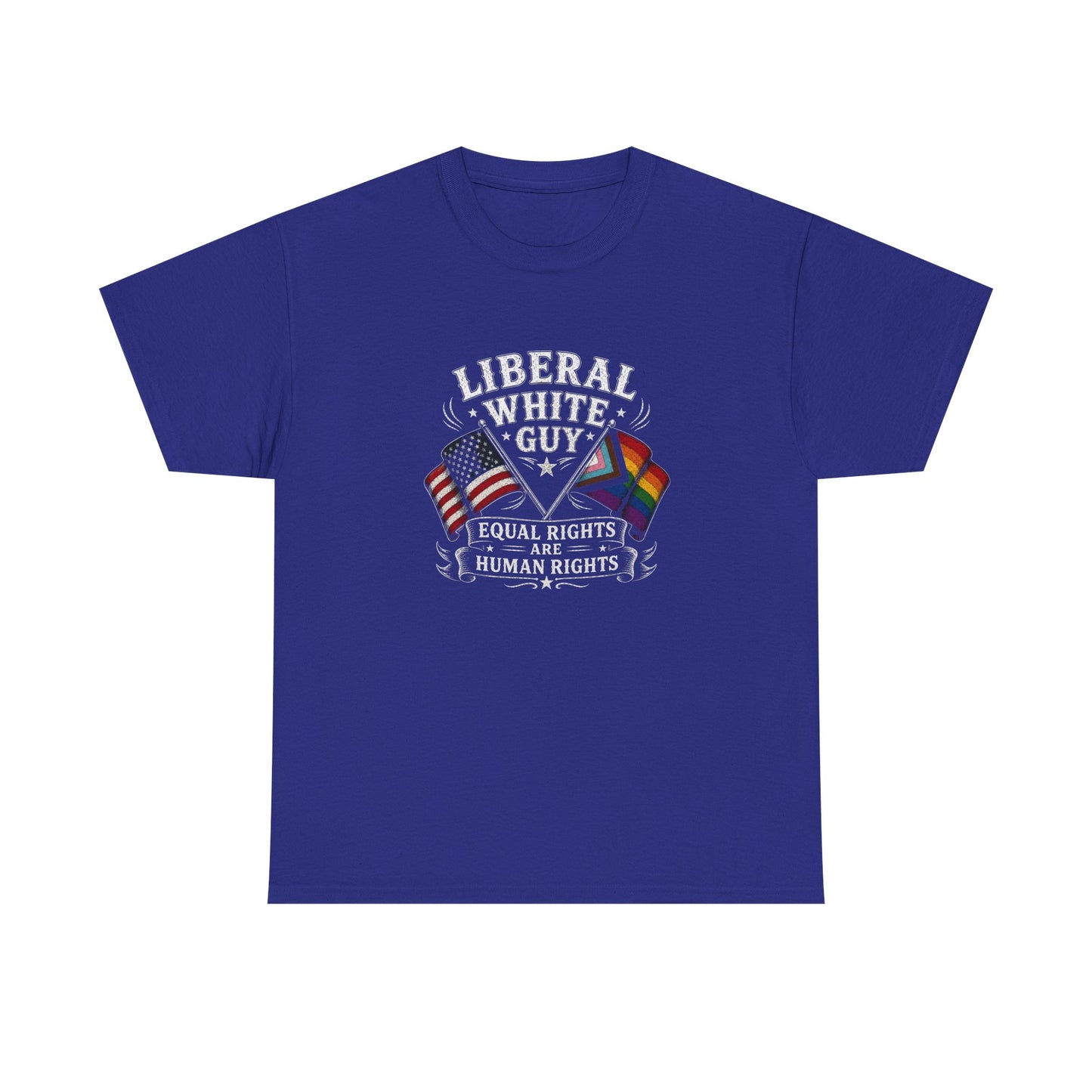 Liberal White Guy Unisex Heavy Cotton Tee