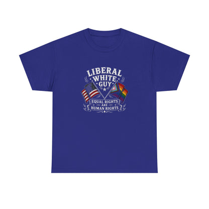 Liberal White Guy Unisex Heavy Cotton Tee