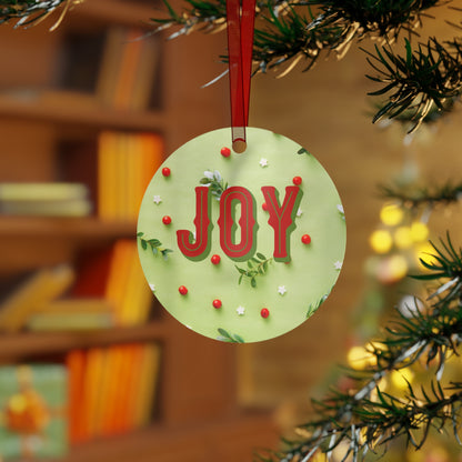 Joy Metal Ornaments