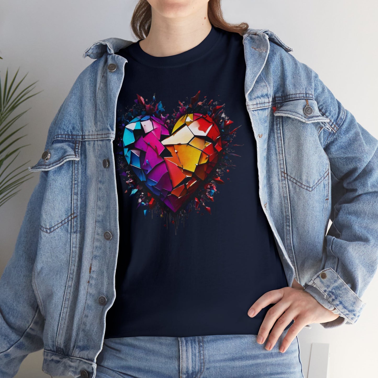 Heart Unisex Heavy Cotton T-Shirt