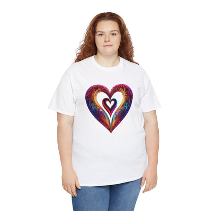 Hearts Unisex Heavy Cotton T-Shirt