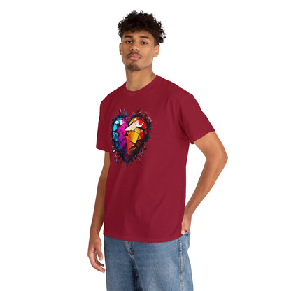 Heart Unisex Heavy Cotton T-Shirt