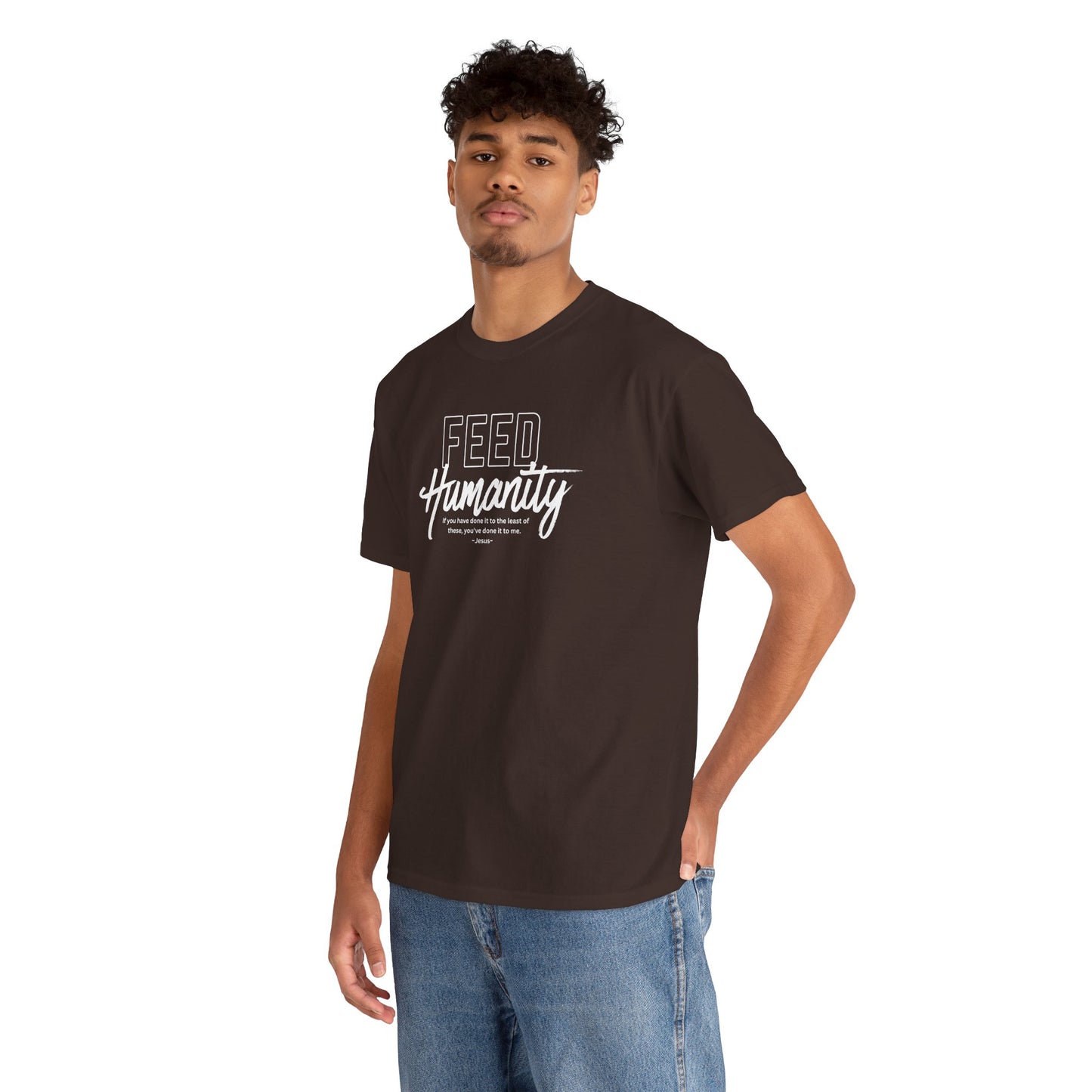 Feed Humanity  Unisex Heavy Cotton Tee