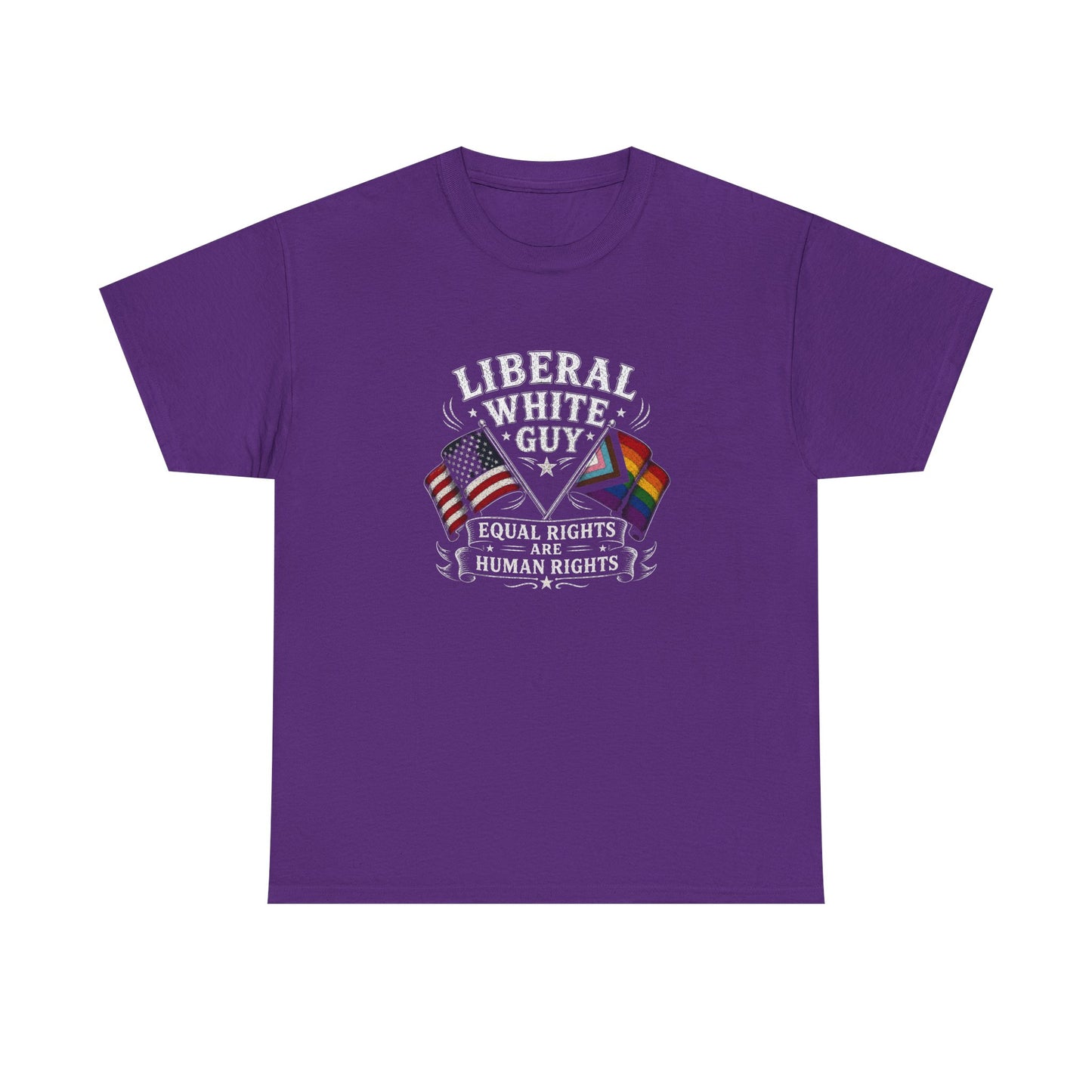 Liberal White Guy Unisex Heavy Cotton Tee