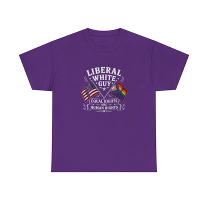 Liberal White Guy Unisex Heavy Cotton Tee