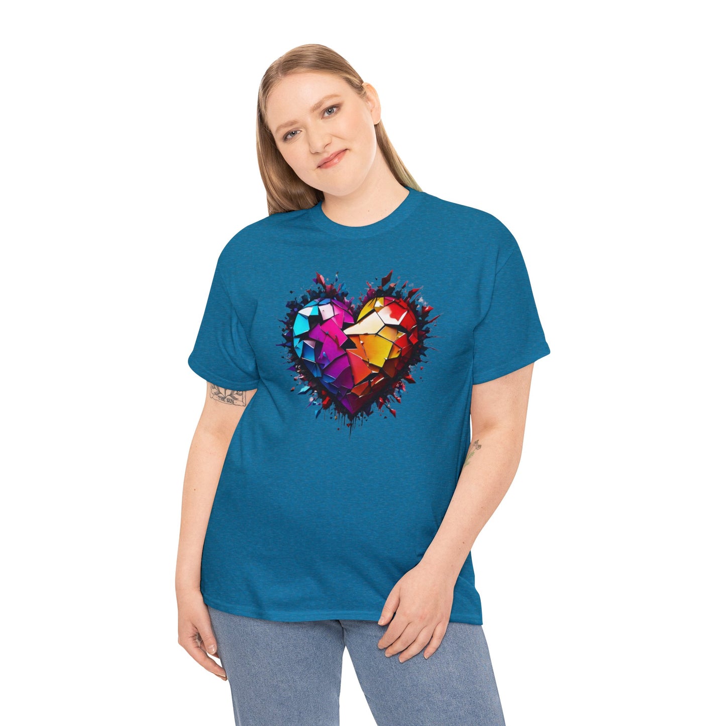 Heart Unisex Heavy Cotton T-Shirt