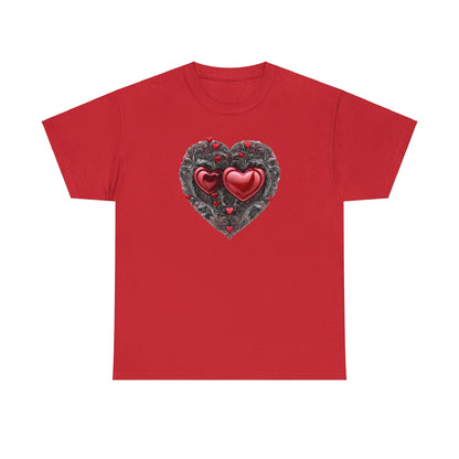 Two Hearts Together Unisex Heavy Cotton T-Shirt