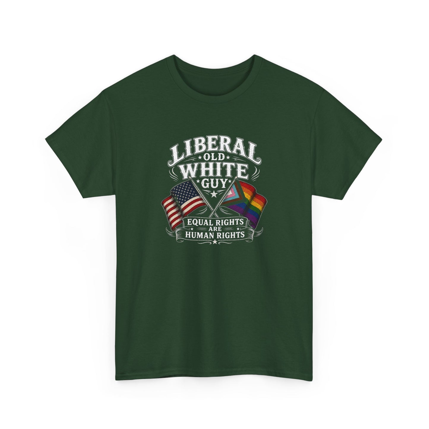 Liberal Old White Guy Unisex Heavy Cotton Tee