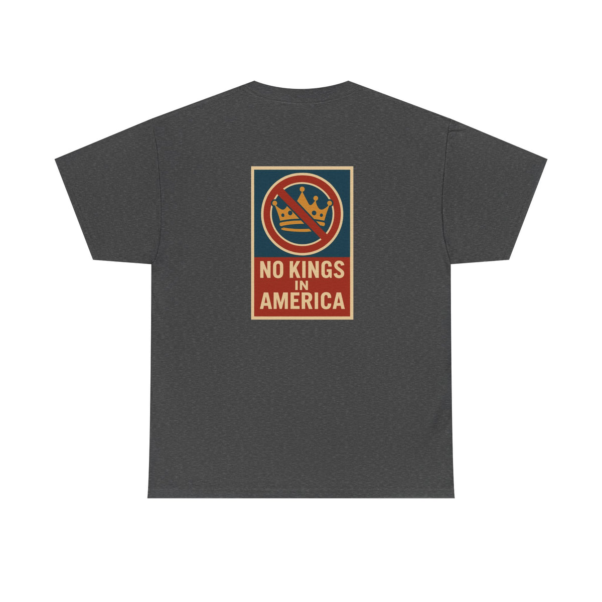 No Kings In America (Image on Back)