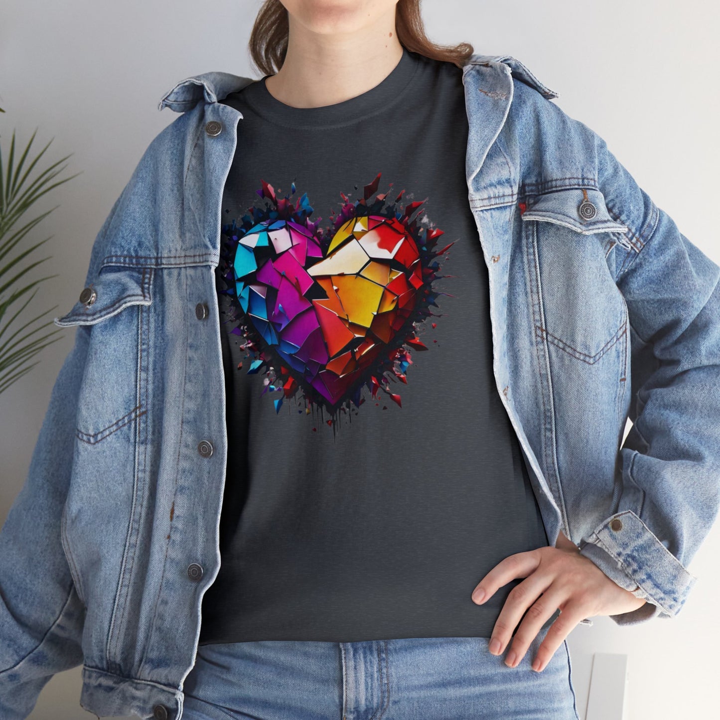 Heart Unisex Heavy Cotton T-Shirt