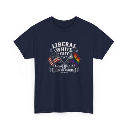 Liberal White Guy Unisex Heavy Cotton Tee
