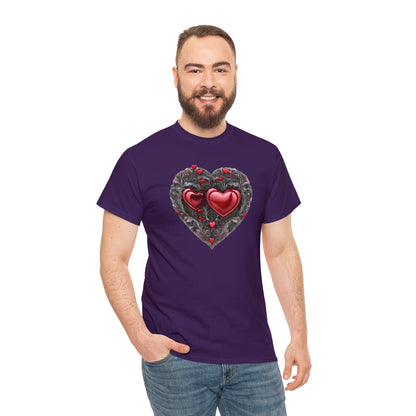 Two Hearts Together Unisex Heavy Cotton T-Shirt