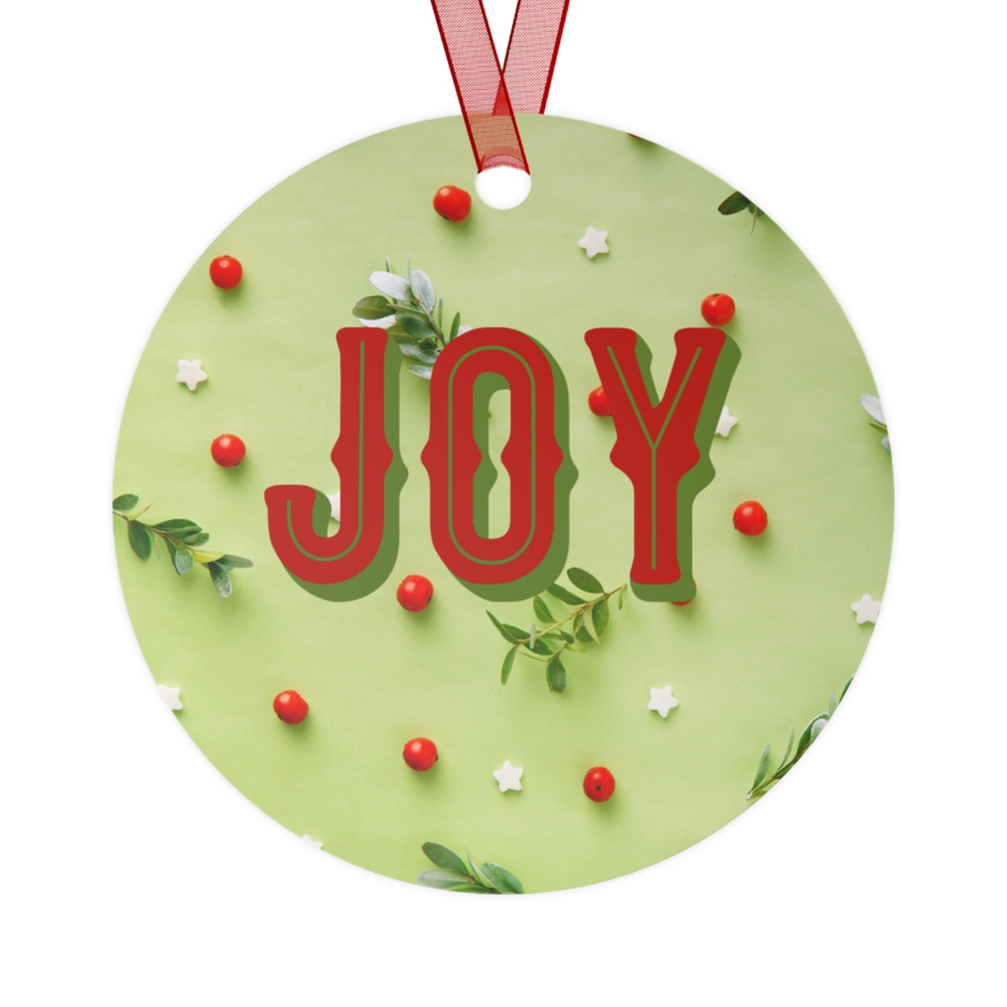 Joy Metal Ornaments