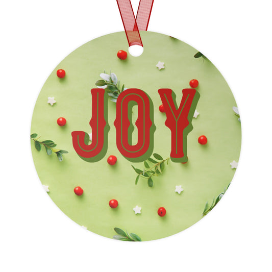 Joy Metal Ornaments