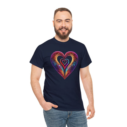 Hearts Unisex Heavy Cotton T-Shirt