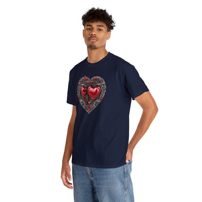 Two Hearts Together Unisex Heavy Cotton T-Shirt