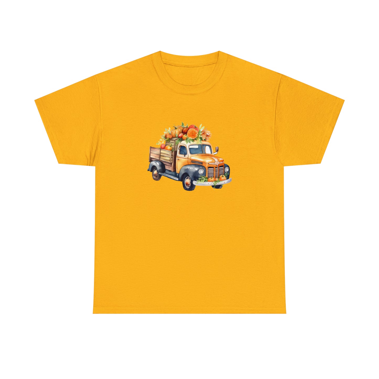 Fall Truck - Unisex Heavy Cotton Tee