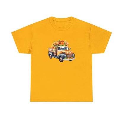 Fall Truck - Unisex Heavy Cotton Tee