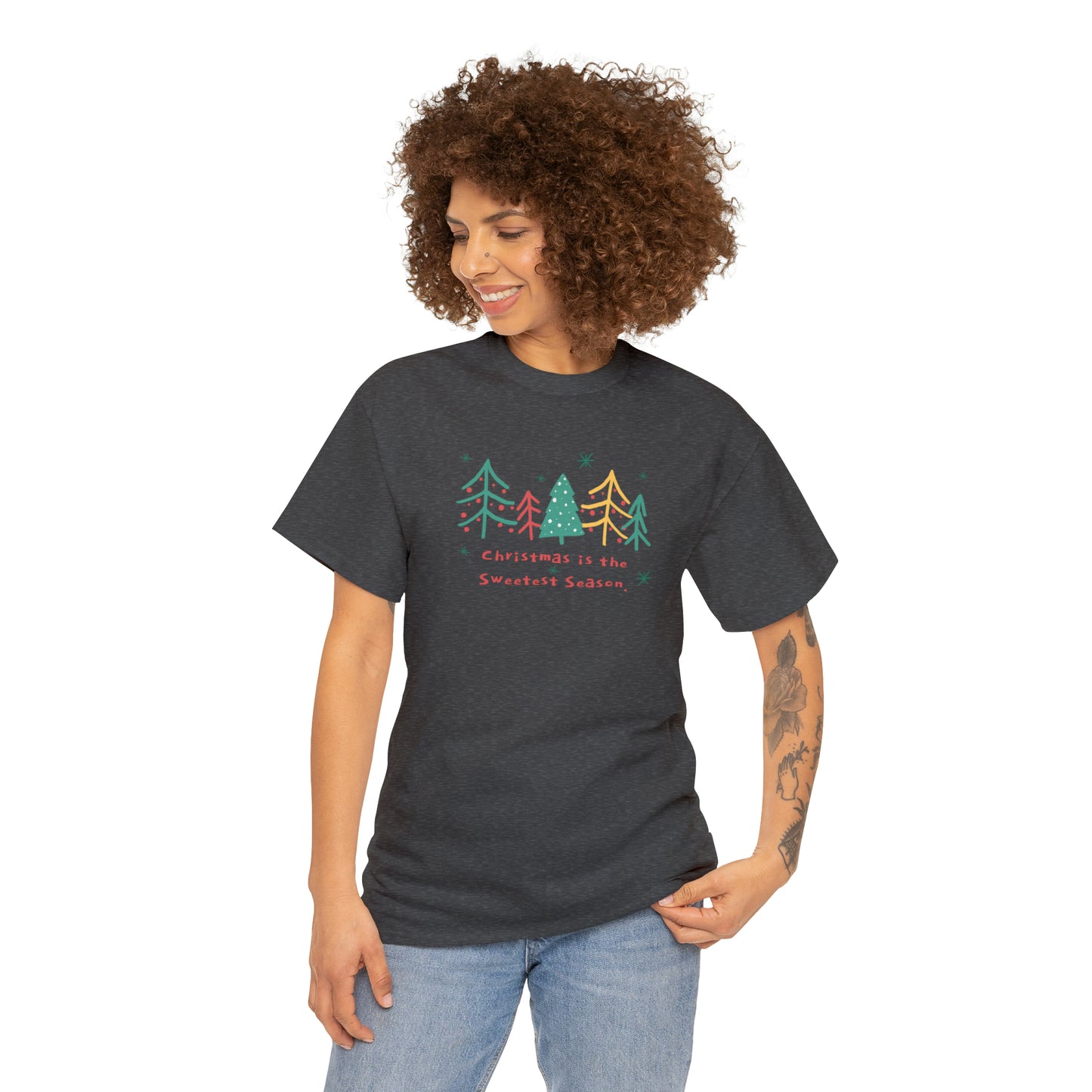 Christmas Is The Sweetest Season - Unisex Heavy Cotton Tee