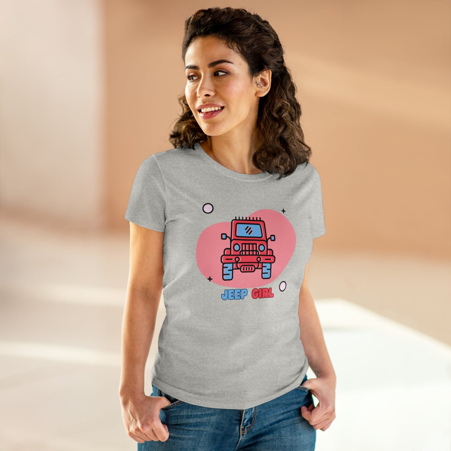 Jeep Girl - Women's Midweight Cotton Tee