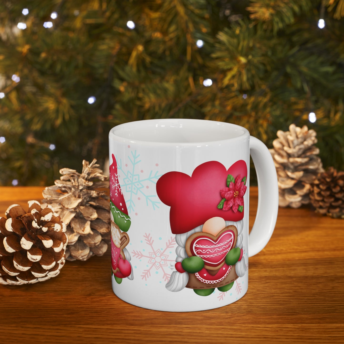 Merry Christmas Gnomes - Ceramic Mug 11oz