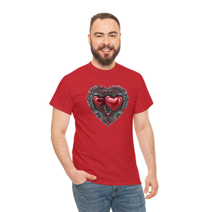 Two Hearts Together Unisex Heavy Cotton T-Shirt