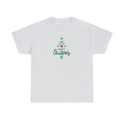 Merry Christmas Unisex Heavy Cotton Tee