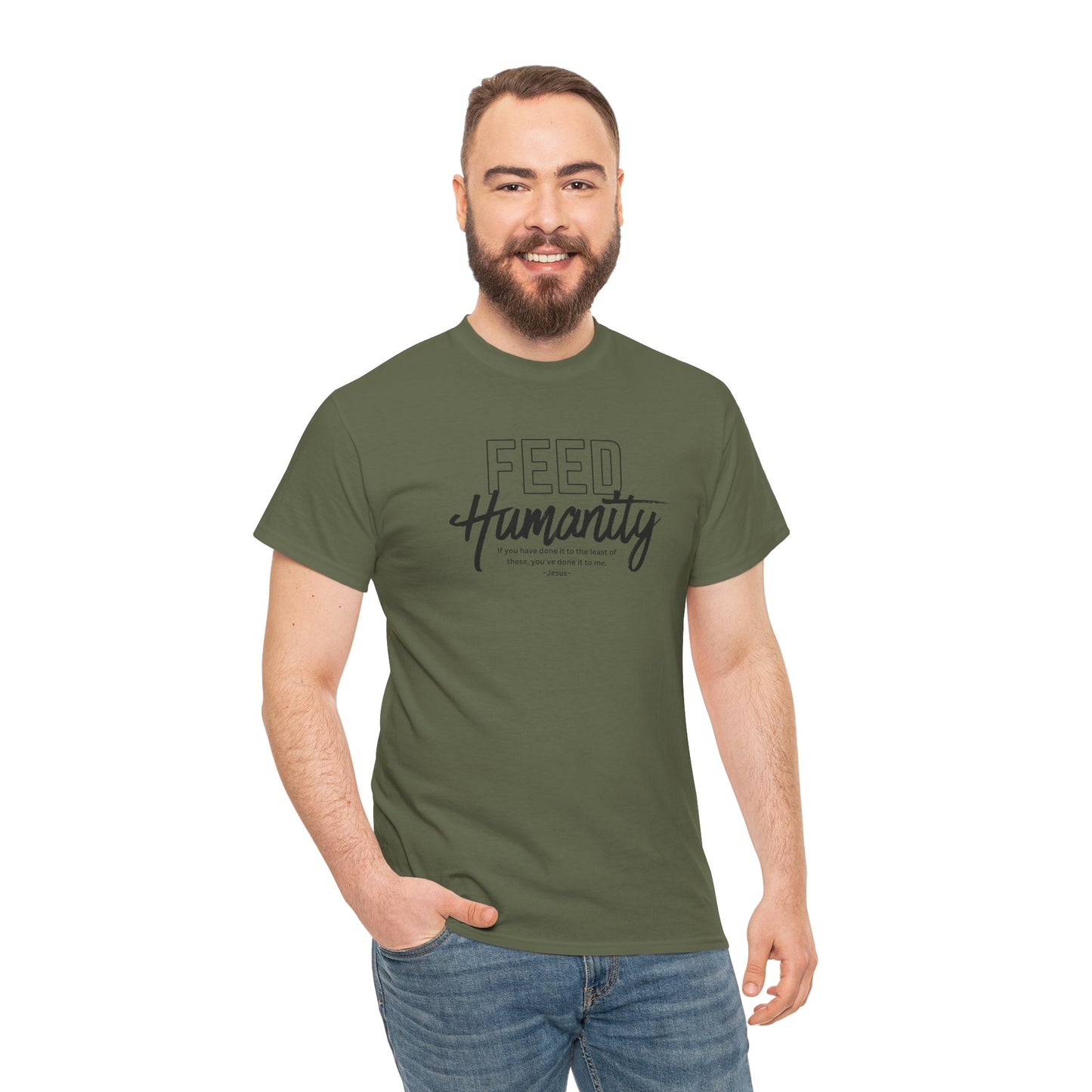 Feed Humanity Unisex Heavy Cotton Tee