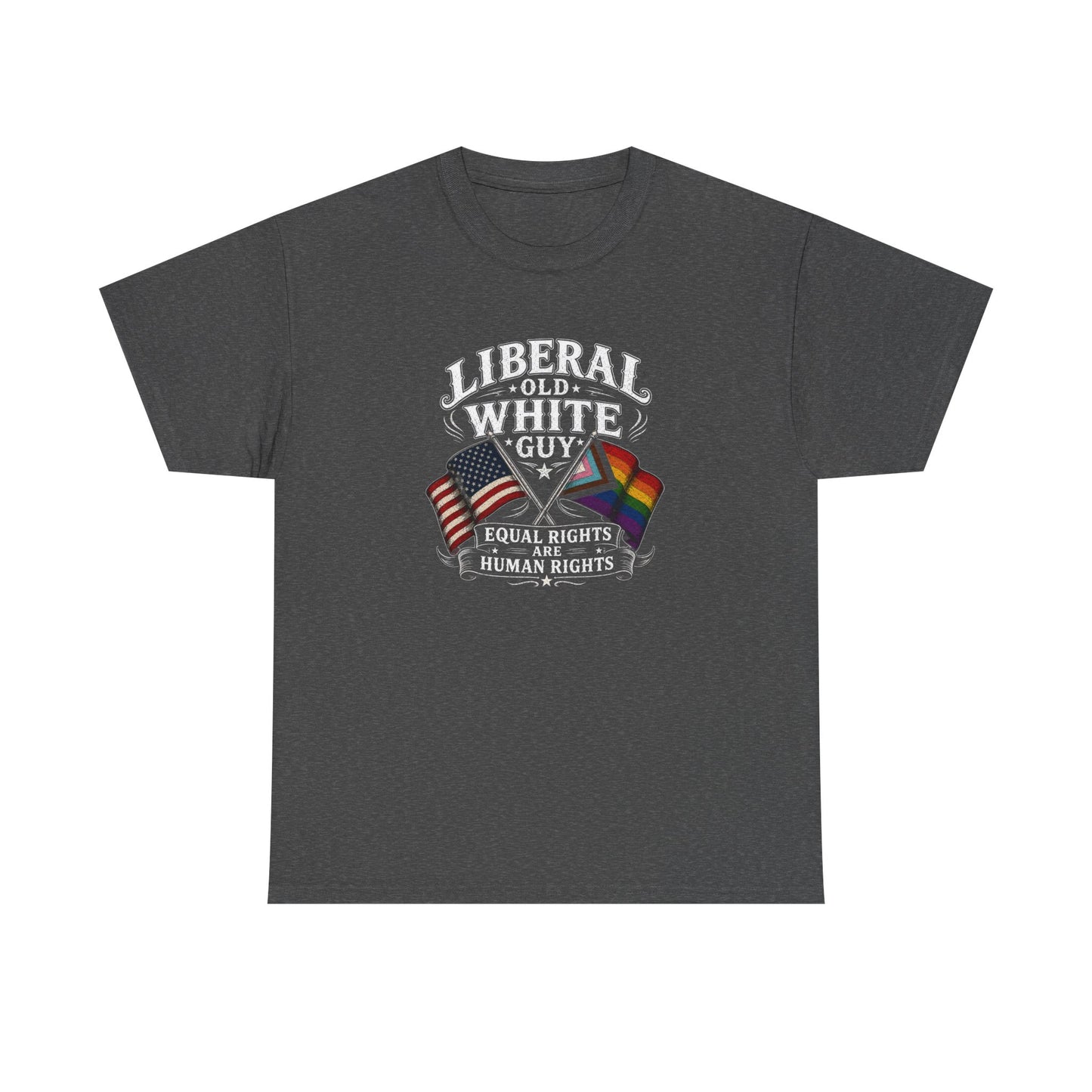 Liberal Old White Guy Unisex Heavy Cotton Tee