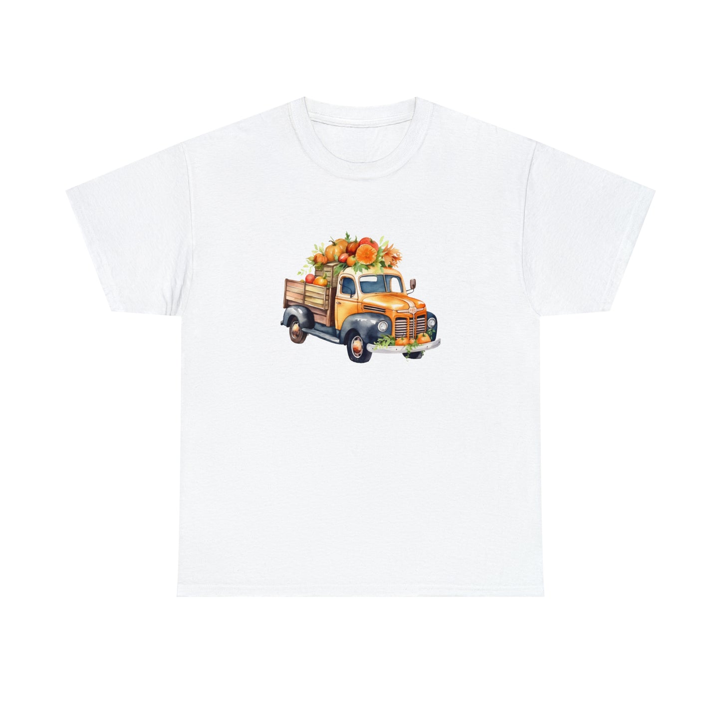 Fall Truck - Unisex Heavy Cotton Tee