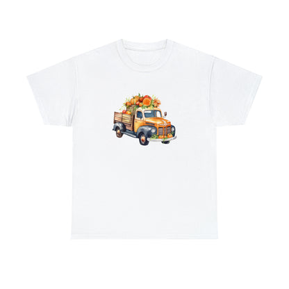 Fall Truck - Unisex Heavy Cotton Tee