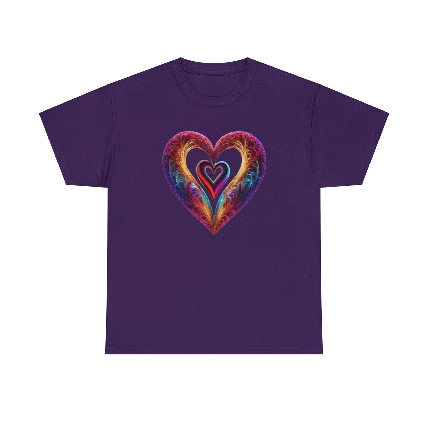 Hearts Unisex Heavy Cotton T-Shirt