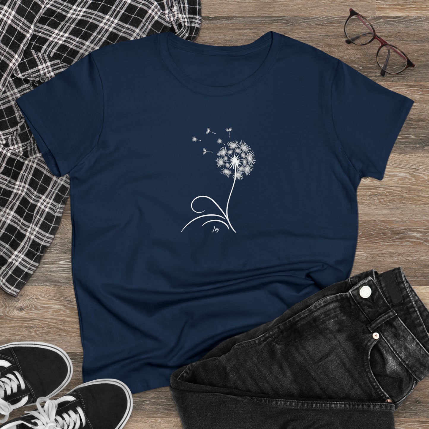 Dandelion - Joy - Women's Midweight Cotton Tee