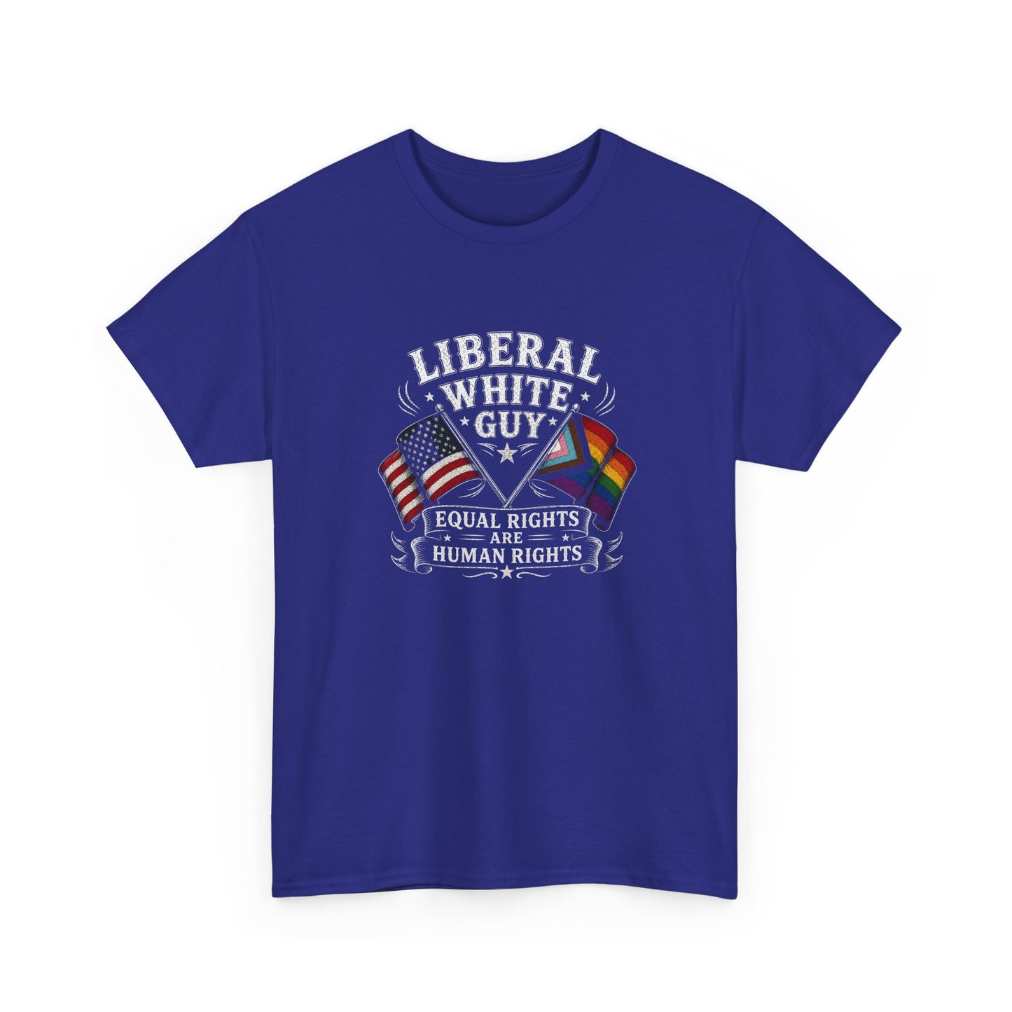Liberal White Guy Unisex Heavy Cotton Tee