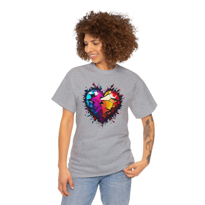 Heart Unisex Heavy Cotton T-Shirt