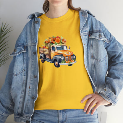 Fall Truck - Unisex Heavy Cotton Tee