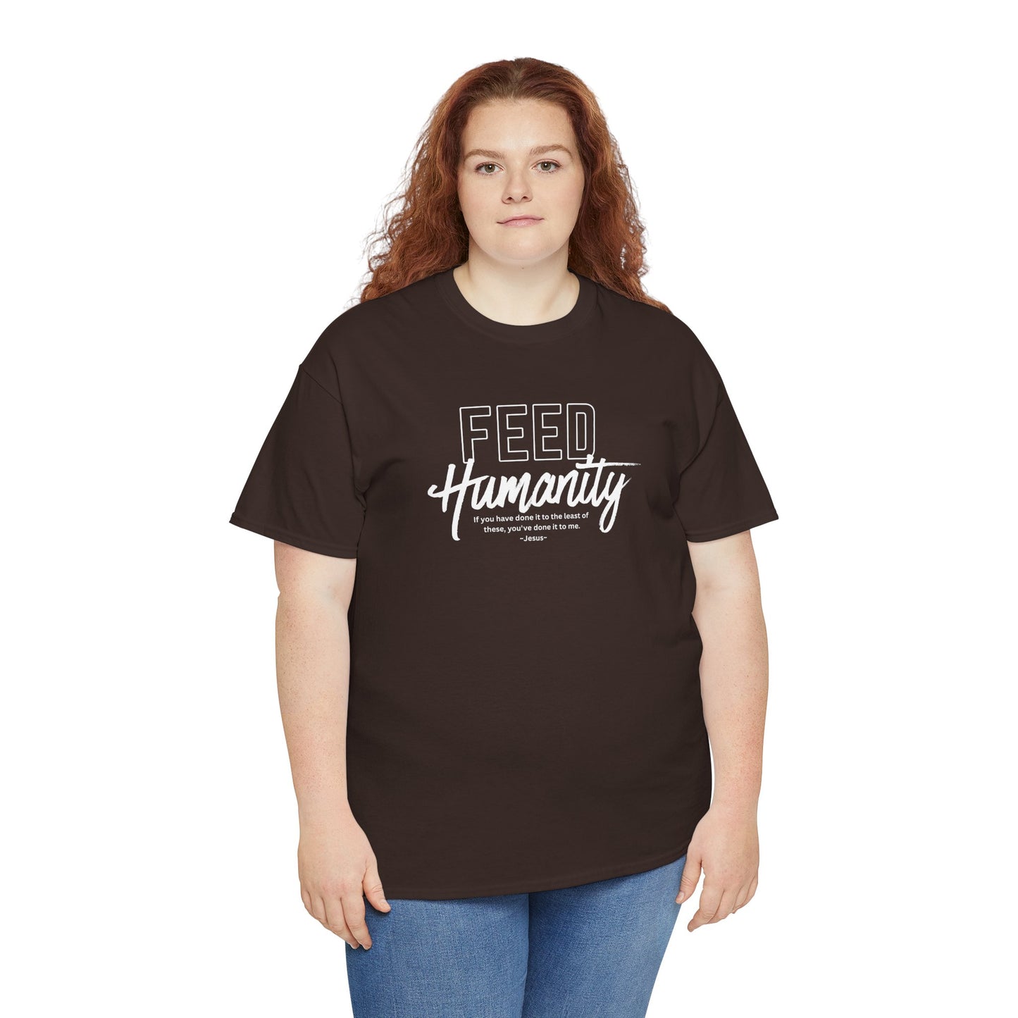 Feed Humanity  Unisex Heavy Cotton Tee